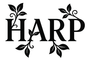 HARP text logo