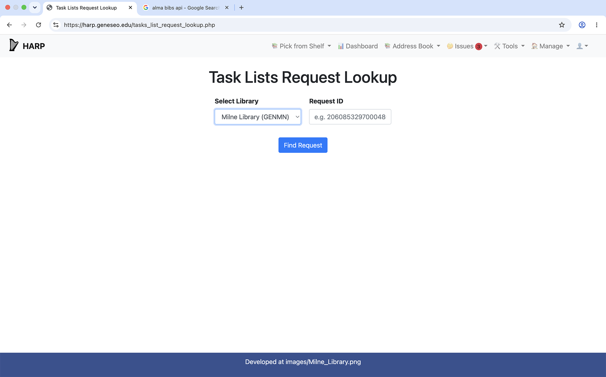 HARP Alma Partners API Test